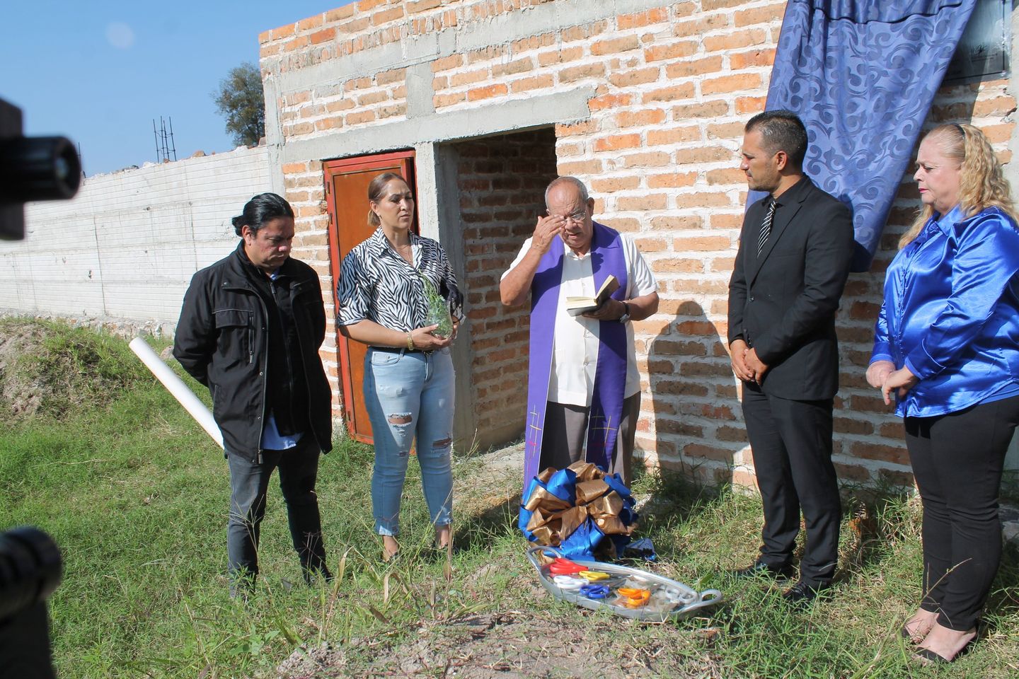 Inauguracion y bendición del  Pozo «Ildefonso Moya»  en la colonia «los Sabinos»…