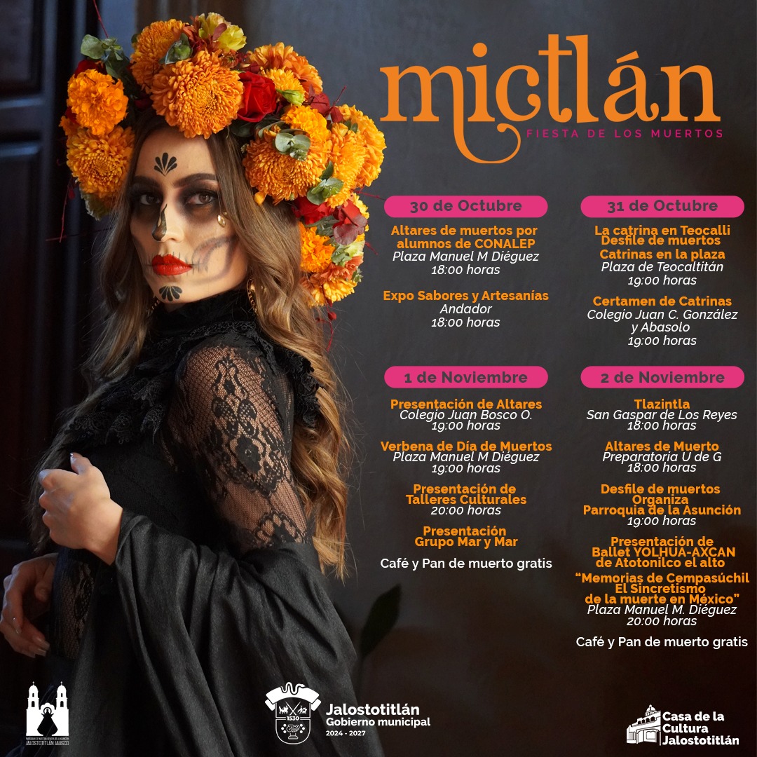 ¡Prepárate para «Mictlán: La Fiesta de los Muertos» con 4 Días de Celebración!