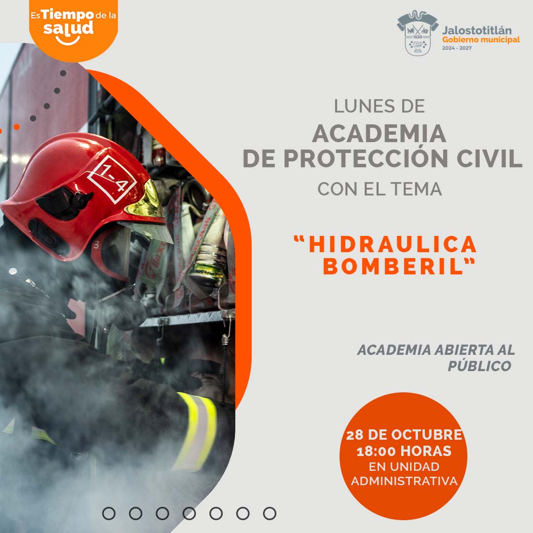 Te invitamos a acompañarnos en la Academia de Protección Civil, abierta a toda l…